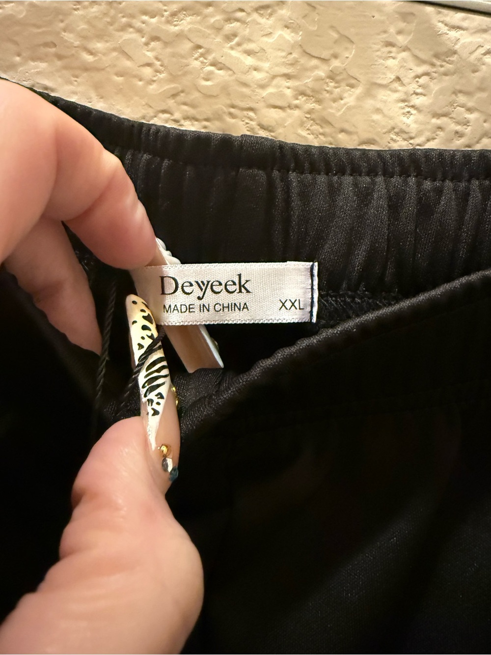 Deyeek Tear Away Snap Button Pants XXL NWT Black Post Surgery Basketball - Picture 4 of 7